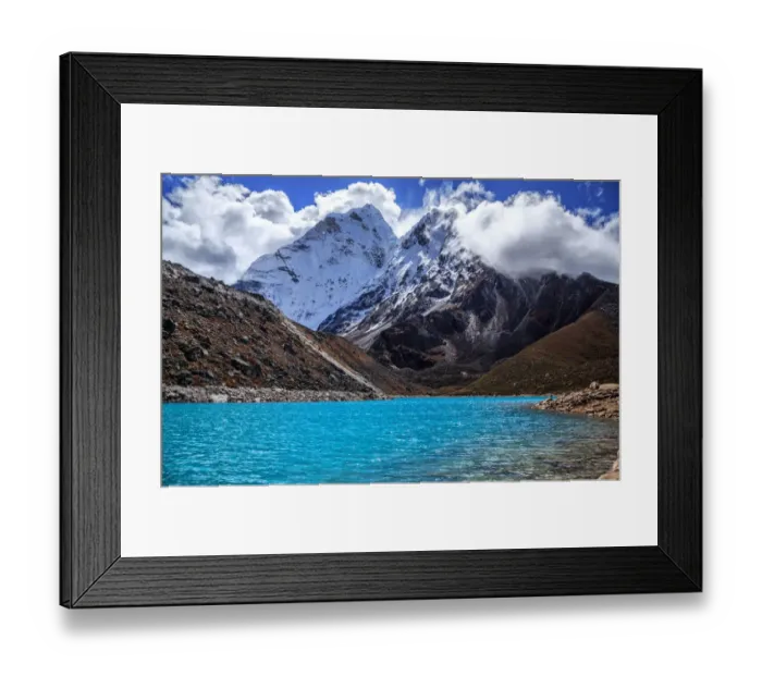 Framed Print : Ama Dablam Lake, Sagarmatha NP, Khumbu, Nepal Framed Print : Ama Dablam Lake, Sagarmatha NP, Khumbu, Nepal