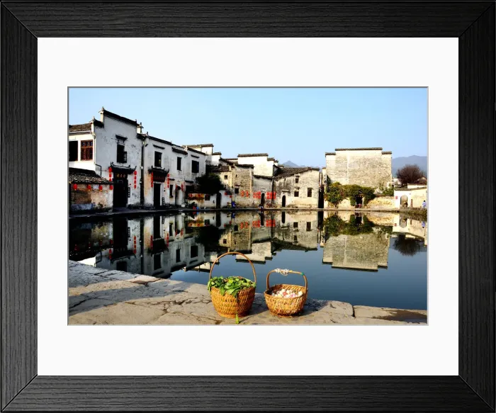 Framed Print : Hongcun village Framed Print : Hongcun village