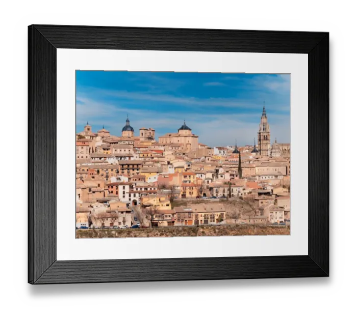 Framed Print : Spain, Toledo, Cityscape Framed Print : Spain, Toledo, Cityscape