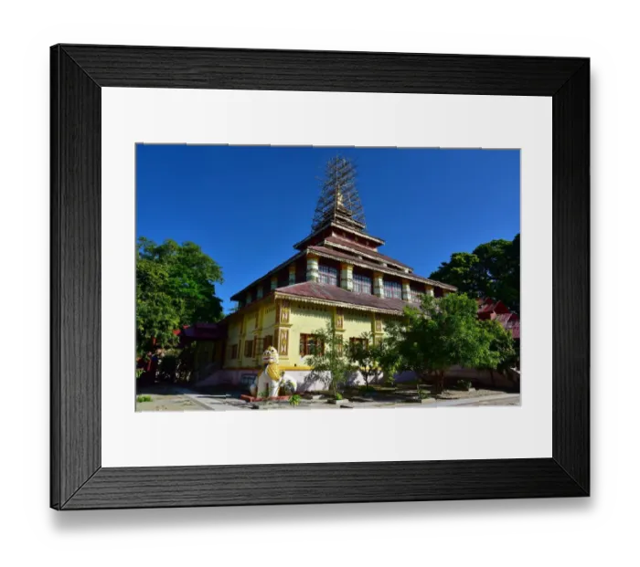 Framed Print : Kyauktawgyi pagoda Myanmar Framed Print : Kyauktawgyi pagoda Myanmar