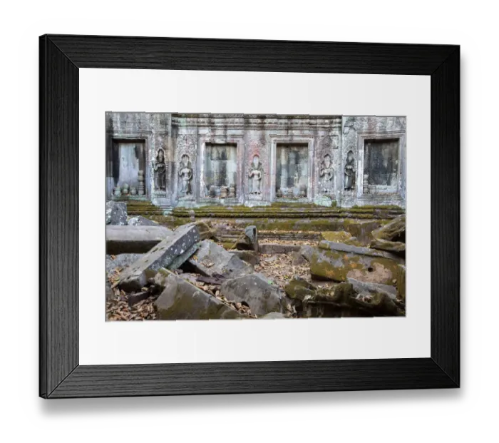 Framed Print : The ancient ruins of Ta Prohm Temple