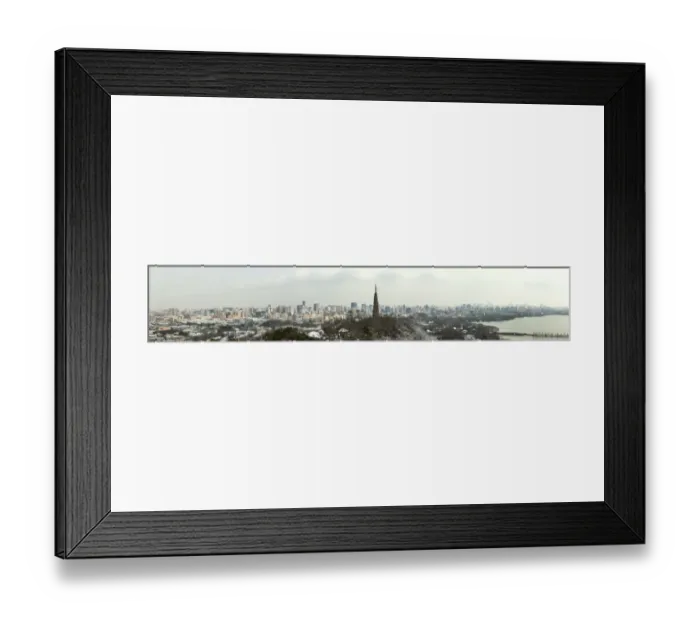Framed Print : The skyline of Hangzhou, Zhejiang, China Framed Print : The skyline of Hangzhou, Zhejiang, China