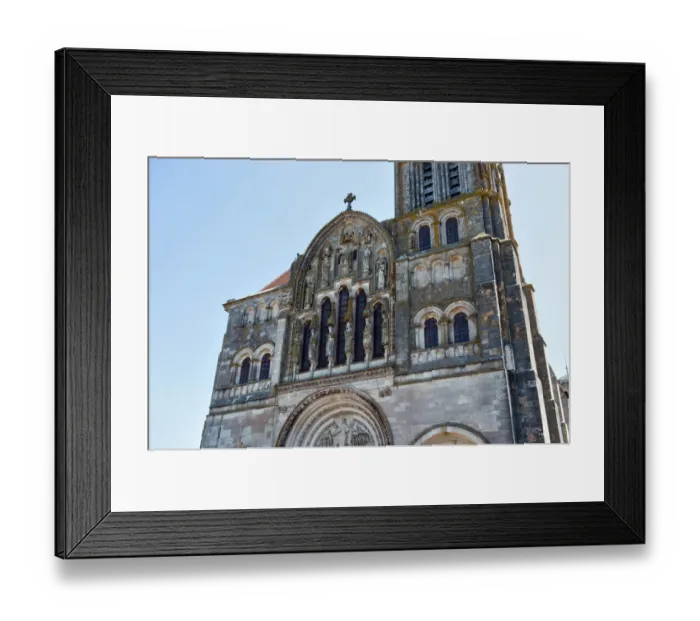 Framed Print : VA zelay Abbey at old town of VA zelay at Yonne department in France Framed Print : VA zelay Abbey at old town of VA zelay at Yonne department in France