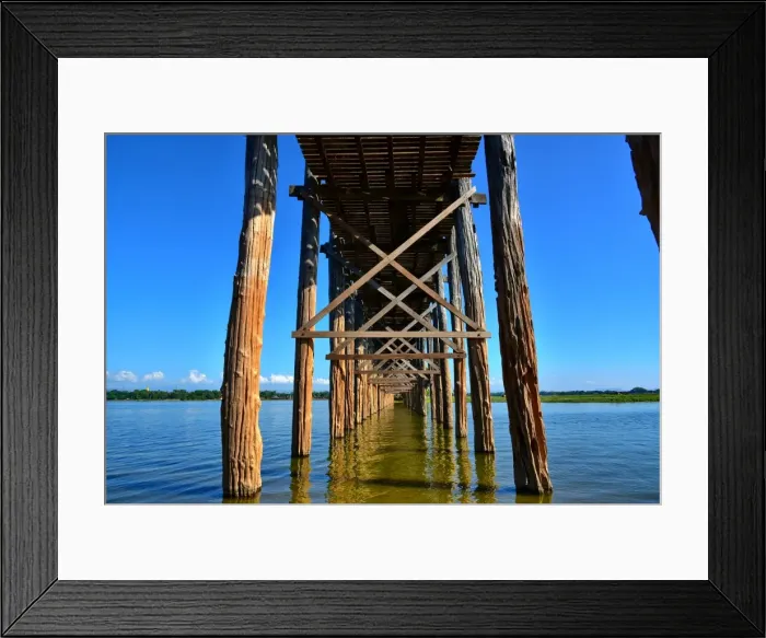 Framed Print : bridge Myanmar Framed Print : bridge Myanmar