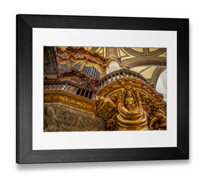 Framed Print : Metropolitan Cathedral Pipe Organs