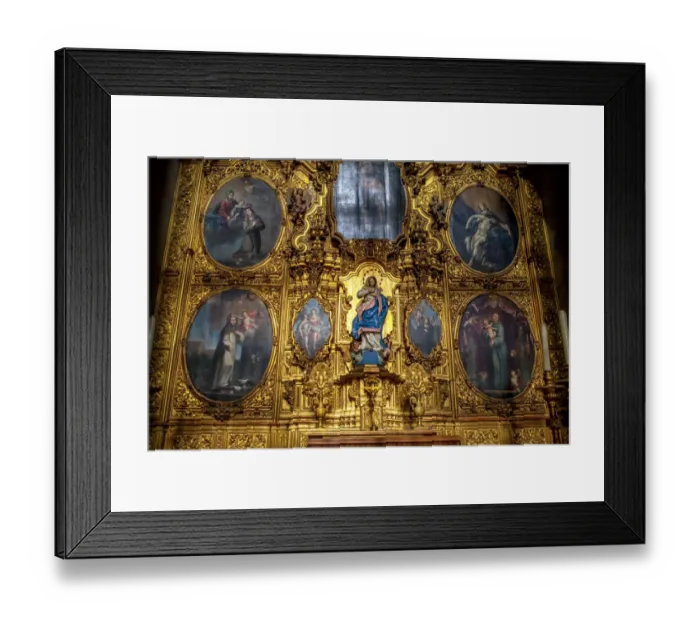 Framed Print : Metropolitan Cathedral in Mexico City Altars Framed Print : Metropolitan Cathedral in Mexico City Altars