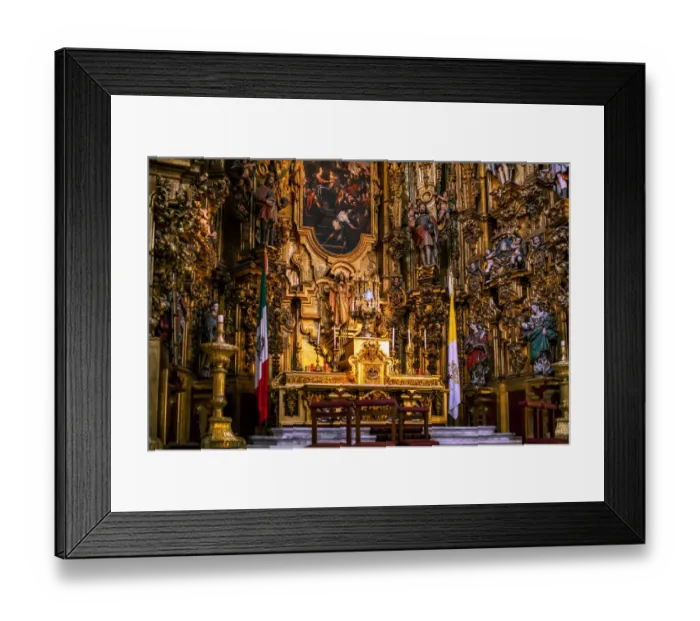 Framed Print : Metropolitan Cathedral in Mexico City Altars Framed Print : Metropolitan Cathedral in Mexico City Altars