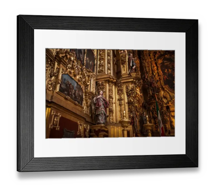 Framed Print : Metropolitan Cathedral in Mexico City Altars Framed Print : Metropolitan Cathedral in Mexico City Altars