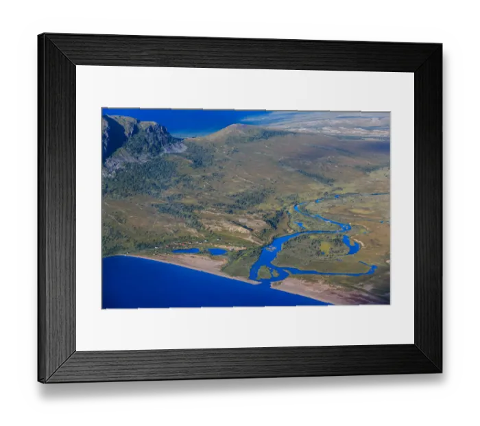 Framed Print : Aerial of beautiful Swedish Laponia Framed Print : Aerial of beautiful Swedish Laponia