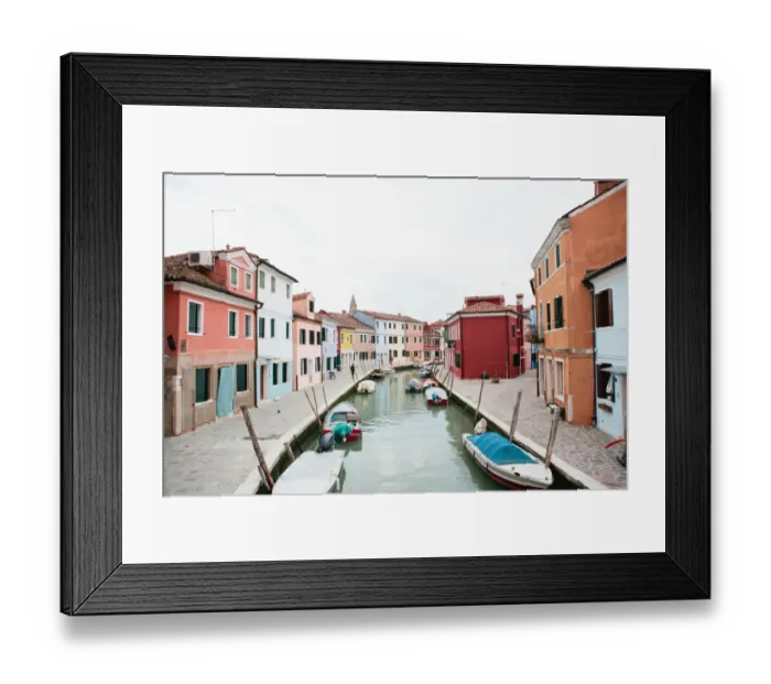 Framed Print : Burano Venice, Italy Framed Print : Burano Venice, Italy