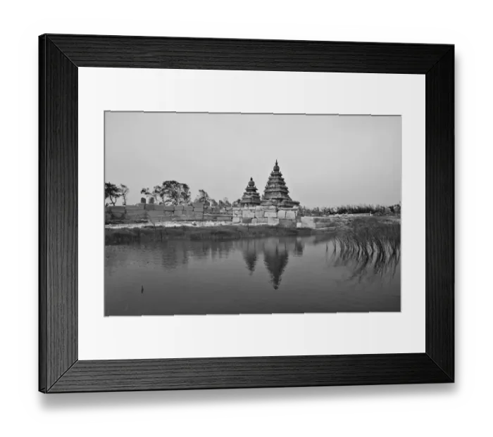 Framed Print : Sea shore temple with Reflection Framed Print : Sea shore temple with Reflection
