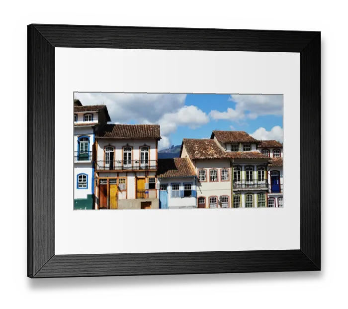 Framed Print : Ouro Preto - [ World Heritage Site by UNESCO ]