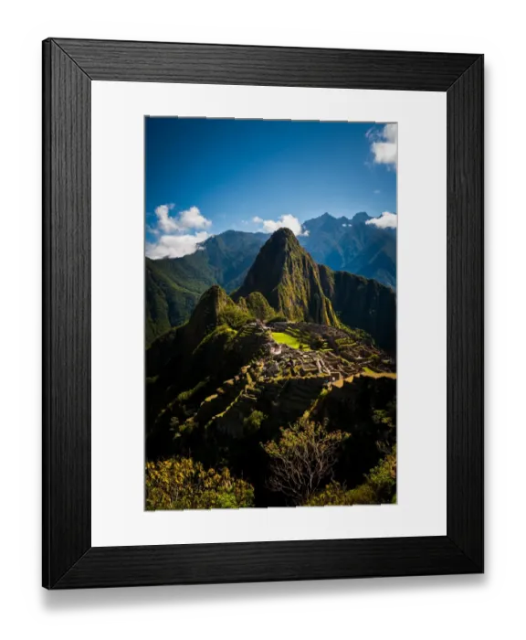 Framed Print : Machu Picchu in Peru Framed Print : Machu Picchu in Peru