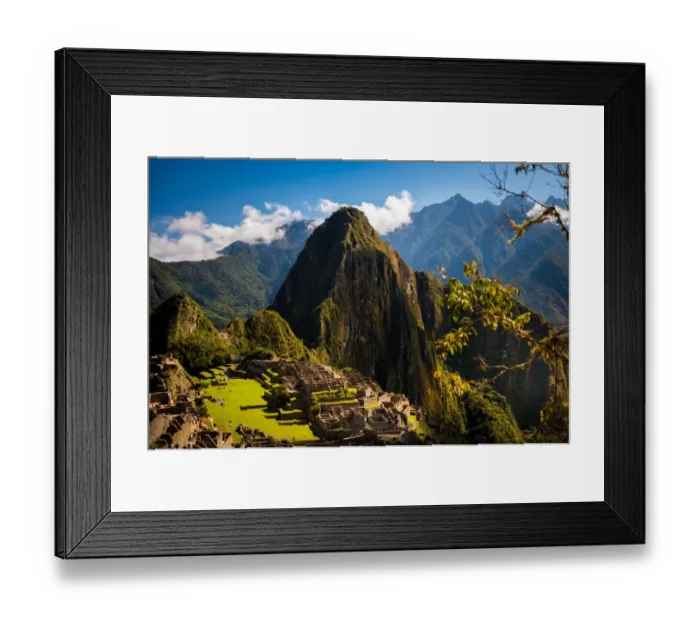 Framed Print : Machu Picchu in Peru Framed Print : Machu Picchu in Peru