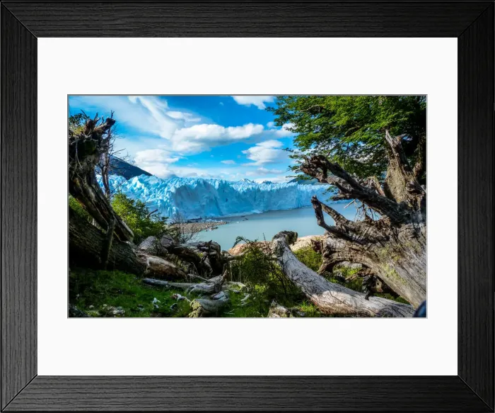 Framed Print : Glacier and Green Framed Print : Glacier and Green