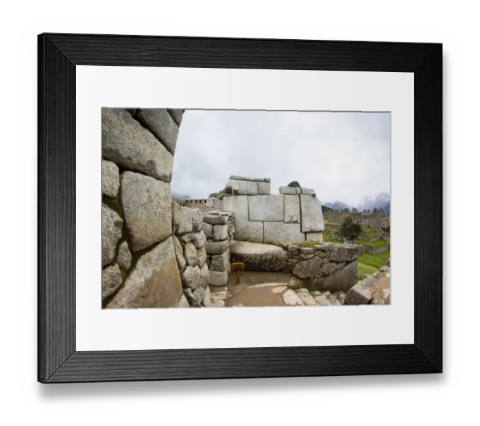 Framed Print : Archaeological ruins of Machu Picchu Framed Print : Archaeological ruins of Machu Picchu