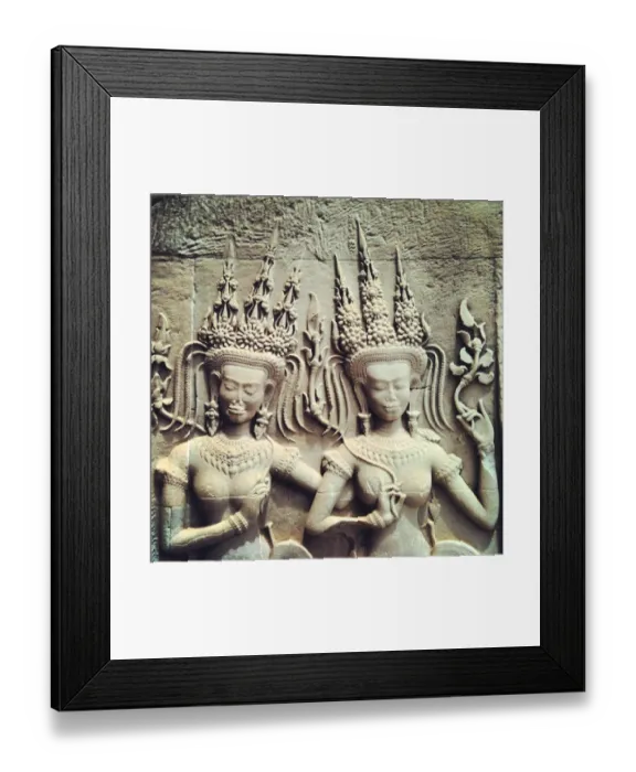 Framed Print : Khmer concubines Framed Print : Khmer concubines