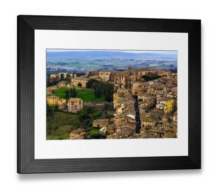 Framed Print : Siena cityscape Framed Print : Siena cityscape