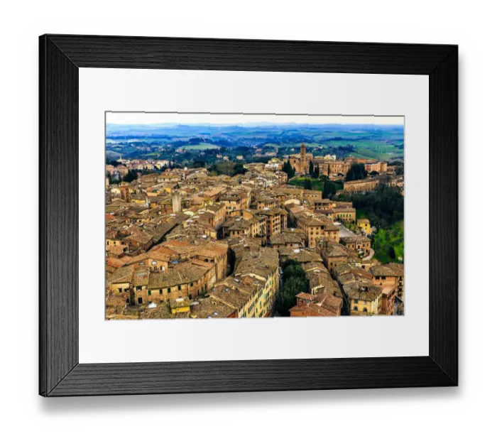 Framed Print : Siena cityscape Framed Print : Siena cityscape