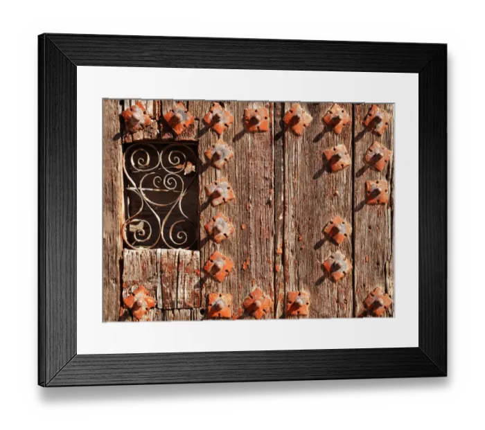 Framed Print : Toledo, An old frontdoor Framed Print : Toledo, An old frontdoor