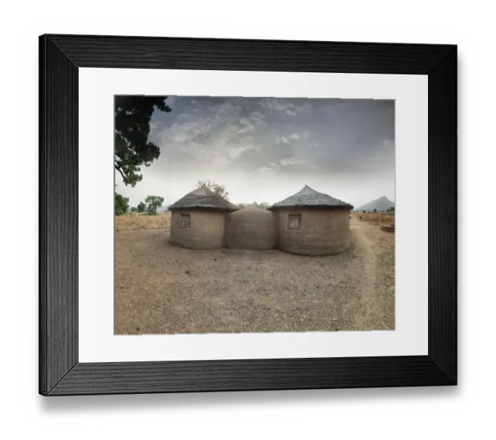 Framed Print : Togolese Inn Framed Print : Togolese Inn