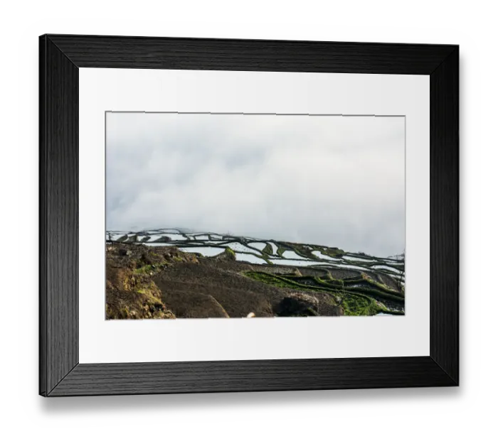 Framed Print : Rice terrace at Yuanyang. Yunnan. China Framed Print : Rice terrace at Yuanyang. Yunnan. China