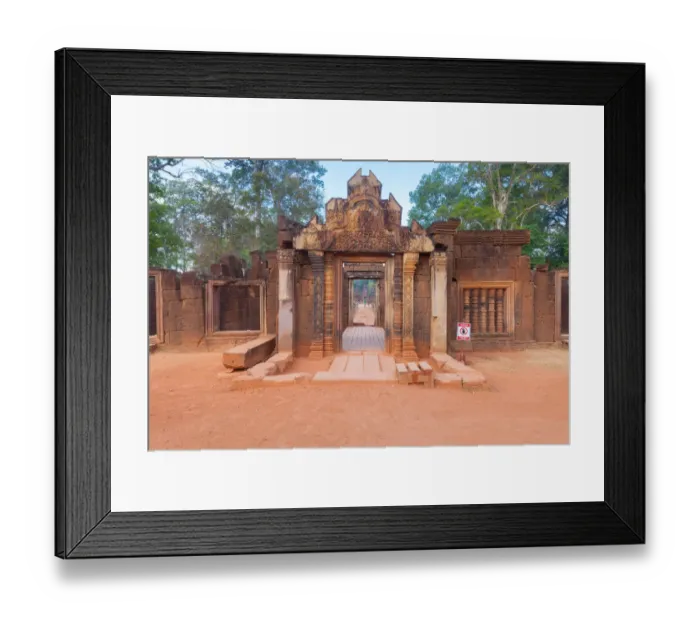 Framed Print : Banteay Srei Entrance Gate Framed Print : Banteay Srei Entrance Gate