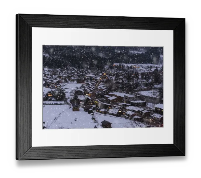 Framed Print : Shirakawago Village Framed Print : Shirakawago Village