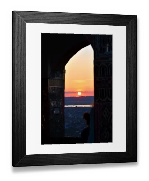 Framed Print : Myanmar sunset