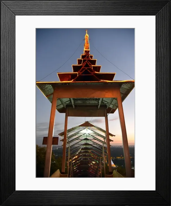Framed Print : Mandalay hill Framed Print : Mandalay hill