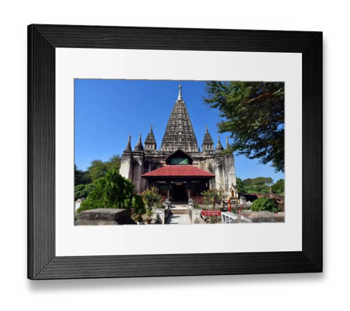 Framed Print : Mahabodhi Temple at Bagan Unesco Myanmar Framed Print : Mahabodhi Temple at Bagan Unesco Myanmar