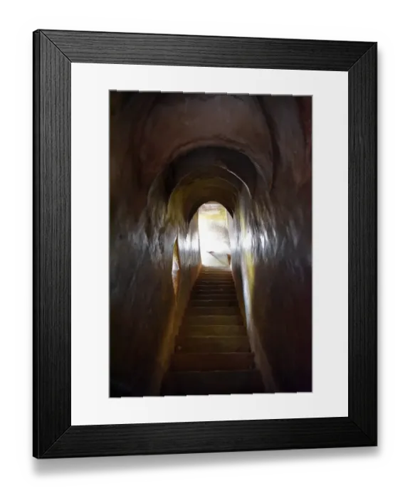 Framed Print : Buddhist Temple corridor Myanmar Framed Print : Buddhist Temple corridor Myanmar
