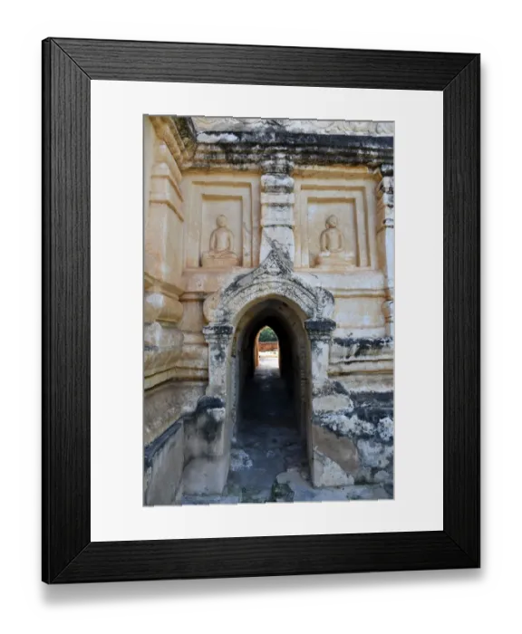 Framed Print : Engraving Bagan Buddhist Temple Unesco Myanmar Framed Print : Engraving Bagan Buddhist Temple Unesco Myanmar