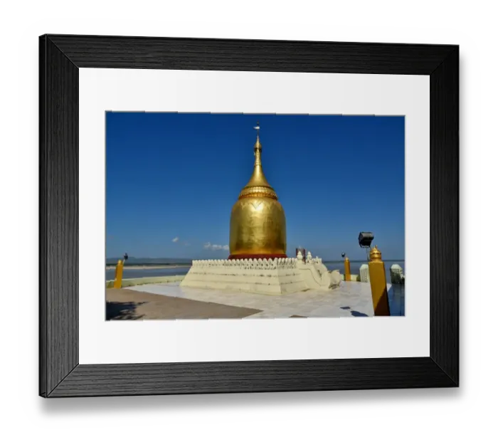 Framed Print : Bus Phaya pagoda at irrawaddy river, Bagan Myanmar Framed Print : Bus Phaya pagoda at irrawaddy river, Bagan Myanmar