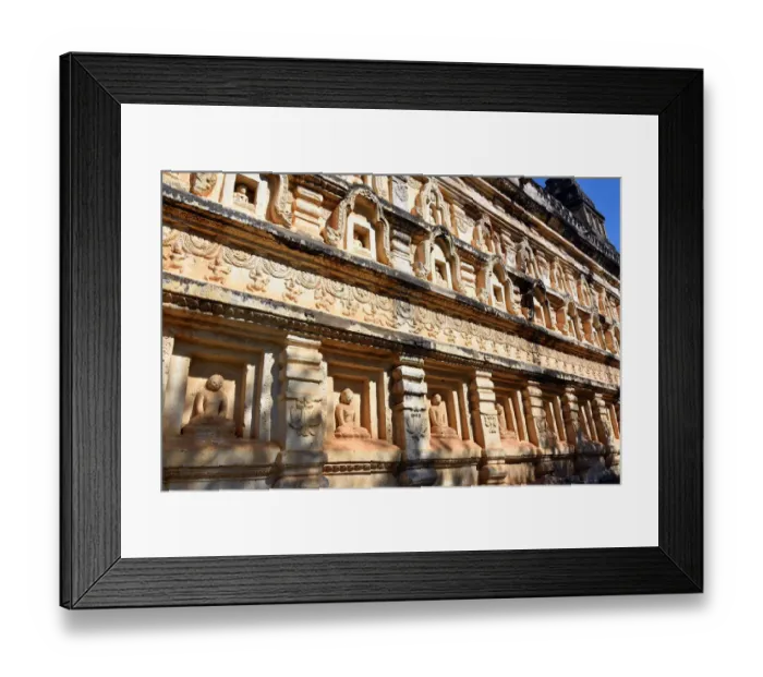 Framed Print : Engraving Mahabodhi Temple at Bagan Unesco Myanmar Framed Print : Engraving Mahabodhi Temple at Bagan Unesco Myanmar