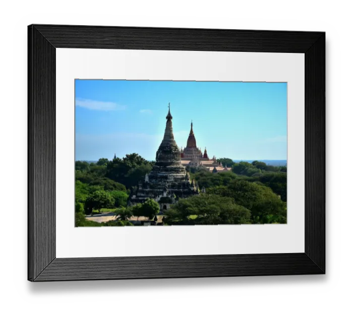 Framed Print : Bagan Buddhist Temple Unesco Myanmar Framed Print : Bagan Buddhist Temple Unesco Myanmar