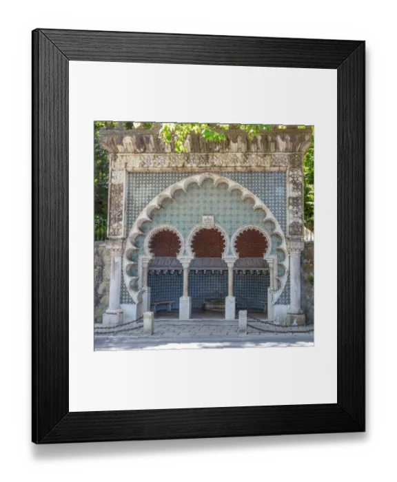 Framed Print : Moorish Fountain in Sintra, Portugal