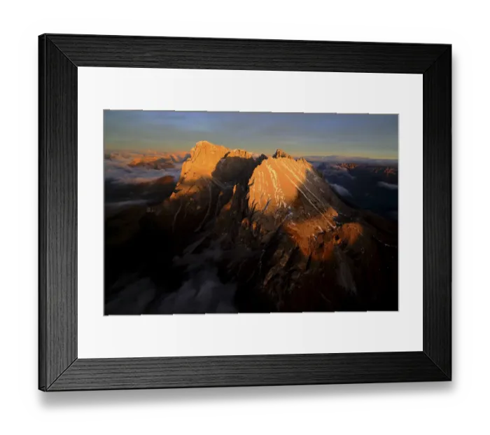 Framed Print : Sassolungo and Sassopiatto Dolomites Italy Framed Print : Sassolungo and Sassopiatto Dolomites Italy