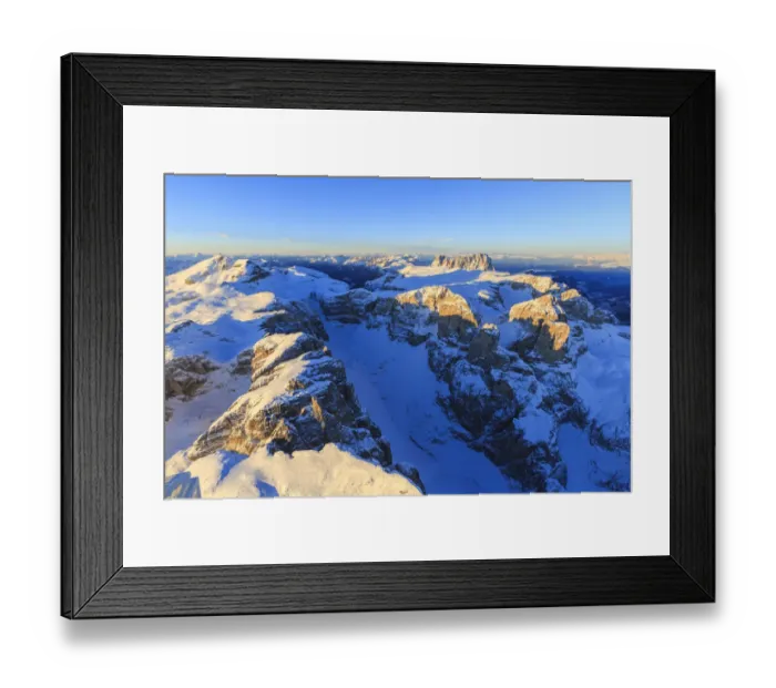 Framed Print : Sassolungo and Grohmann peak Dolomites Italy Framed Print : Sassolungo and Grohmann peak Dolomites Italy