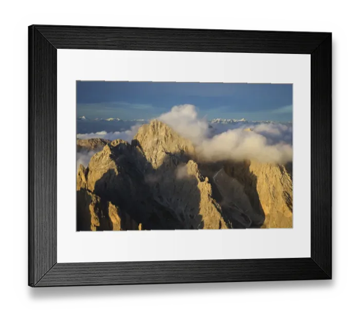 Framed Print : Odle surrounded by clouds South Tyrol Italy Framed Print : Odle surrounded by clouds South Tyrol Italy