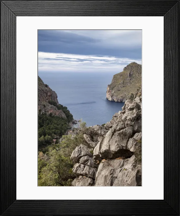 Framed Print : Bay of Sa Calobra Framed Print : Bay of Sa Calobra