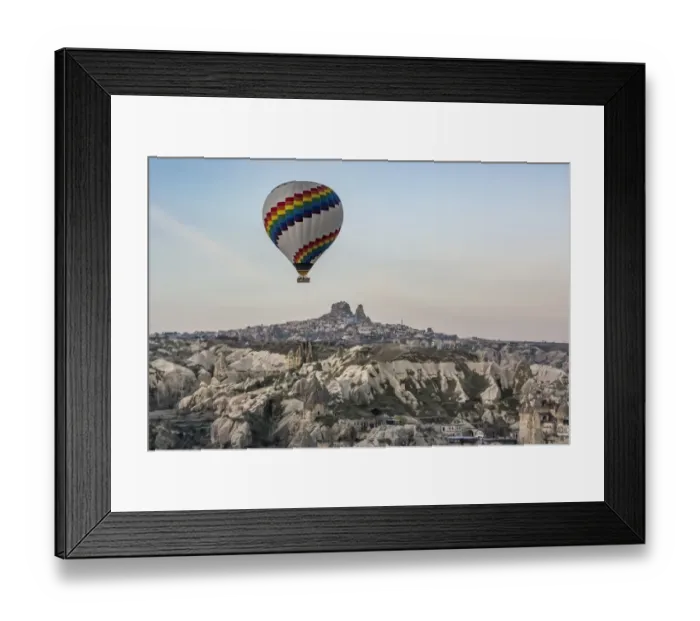 Framed Print : Hot Air Ballooning in Cappadocia, Nevsehir, Turkey Framed Print : Hot Air Ballooning in Cappadocia, Nevsehir, Turkey