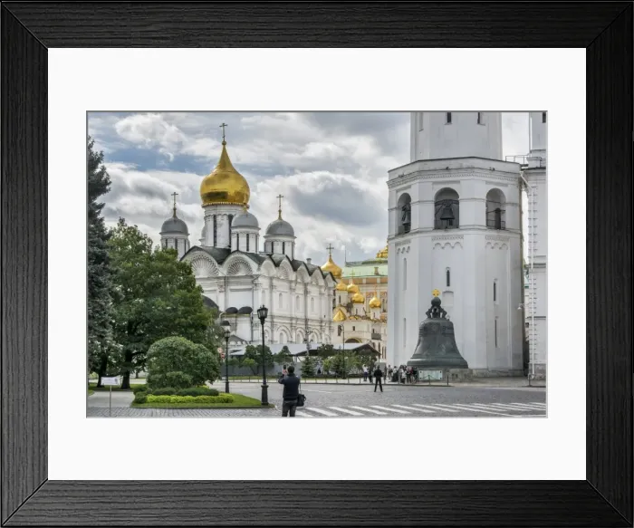 Framed Print : Kremlin, Tsar Bell and the Archangels Cathedral in Moscow, Russia Framed Print : Kremlin, Tsar Bell and the Archangels Cathedral in Moscow, Russia