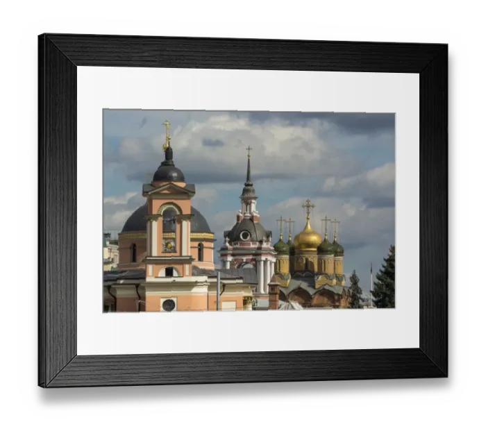 Framed Print : St Barbaras church and Znamensky monastery at Kitay gorod area in Moscow, Russia Framed Print : St Barbaras church and Znamensky monastery at Kitay gorod area in Moscow, Russia