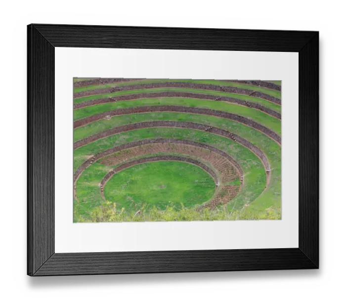 Framed Print : Inca ruins in Moray, Peru Framed Print : Inca ruins in Moray, Peru