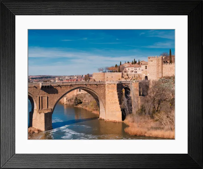 Framed Print : Toledo, St MartinAśs Bridge - Puente de San Martin Framed Print : Toledo, St MartinAśs Bridge - Puente de San Martin