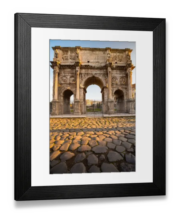 Framed Print : The Arch of Constantine at sunrise in Rome, Italy Framed Print : The Arch of Constantine at sunrise in Rome, Italy