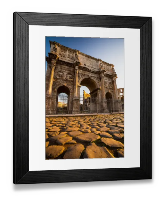 Framed Print : The Arch of Constantine at sunrise in Rome, Italy Framed Print : The Arch of Constantine at sunrise in Rome, Italy