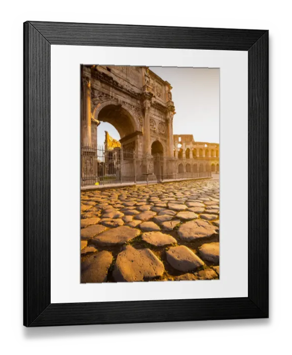 Framed Print : The Arch of Constantine at sunrise in Rome, Italy Framed Print : The Arch of Constantine at sunrise in Rome, Italy