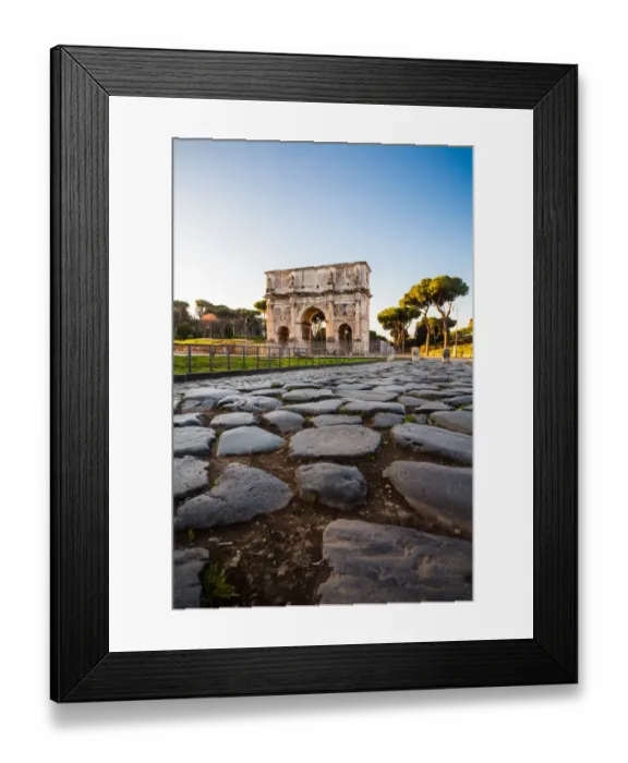Framed Print : The Arch of Constantine at sunrise in Rome, Italy Framed Print : The Arch of Constantine at sunrise in Rome, Italy